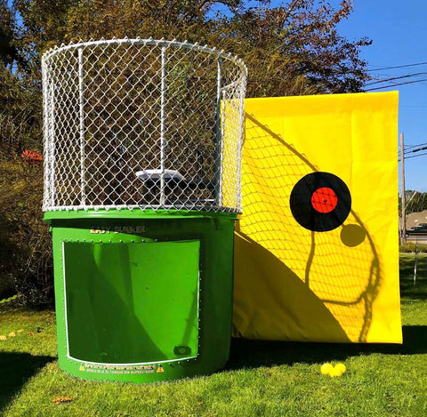Buy Green Portable Dunking Booth with New Wingless Design Dunk Tank