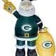 7' Air Blown Inflatable NFL Green Bay PACKERS Santa Claus