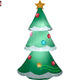 4' Gemmy Airblown Inflatable Christmas Tree w/ Star and Ornaments