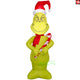 4' Gemmy Airblown Inflatable Christmas Dr. Seuss Grinch w/ Candy Cane