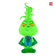 5' Gemmy Airblown Inflatable Christmas Dr. Seuss' Grinch as Child holding Present