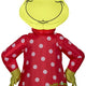 4' Gemmy Airblown Inflatable Christmas Grinch In Red Polka Dot Sweater
