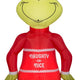 5 1/2' Gemmy Airblown Inflatable Grinch w/ Naughty or Nice Sweater