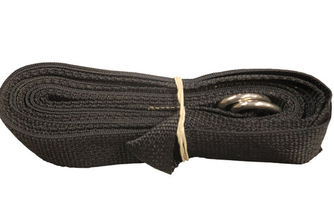 8' Ground Tie Down Strap with D Ring, 2 Pack