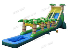 24'H Giant Tropical 3 in 1 Water Slide by Jingo Jump