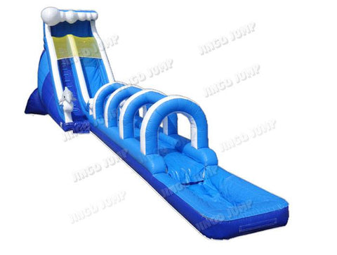 24'H Giant Big Wave 3 in 1 Water Slide