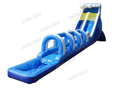 24'H Giant Big Wave 3 in 1 Water Slide