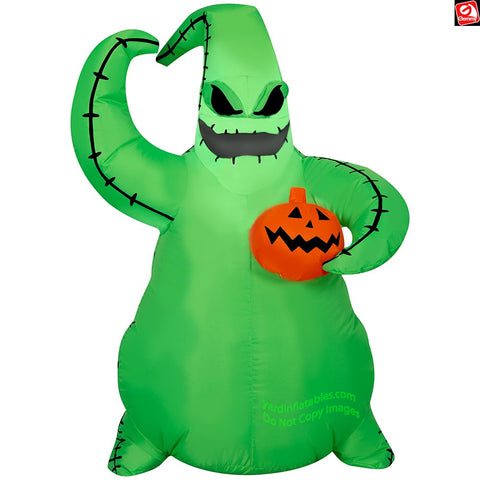 3.5' Gemmy Airblown Inflatable Halloween Oogie Boogie w/ Jack O' Lantern
