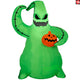 3.5' Gemmy Airblown Inflatable Halloween Oogie Boogie w/ Jack O' Lantern