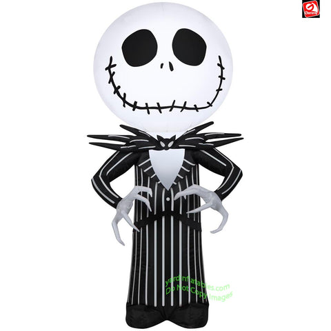 3.5' Gemmy Airblown Halloween Stylized Jack Skellington