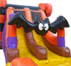 Image of Halloween Pumpkin, Double Water Slide Bounce House with Blower