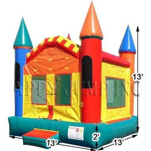 Happy Jump Commercial Bouncers 13' L Castle 3 Bounce House by Happy Jump MN1103-13 13' L Castle 3 Bounce House by Happy Jump SKU# MN1103-13