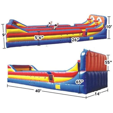 Happy Jump Inflatable Bouncers 10'H Bungee & Hoop Shootout Combo by Happy Jump 781880214571 IG5305 10'H Bungee & Hoop Shootout Combo by Happy Jump SKU# IG5305