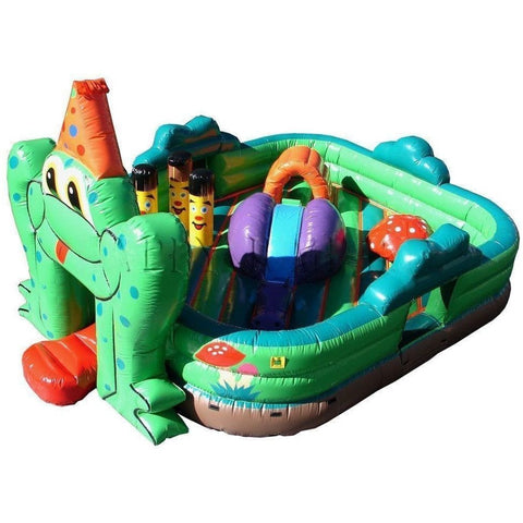 Happy Jump Inflatable Bouncers 10'H Frog Junior Safari by Happy Jump 781880245018 IG5511 10'H Frog Junior Safari by Happy Jump SKU# IG5511