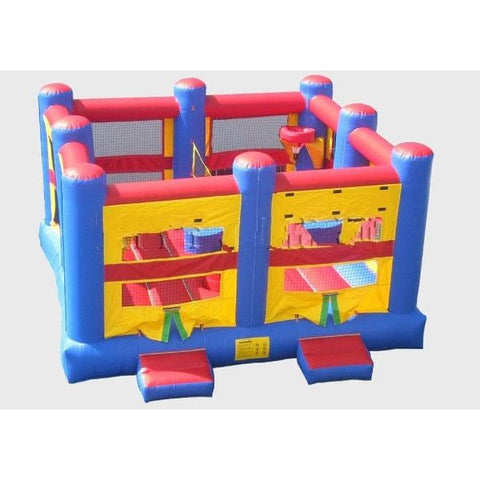 Happy Jump Inflatable Bouncers 11'H 5in1 Sports Combo by Happy Jump IG5402 7.5'H Bungee Run - Patriotic by Happy Jump SKU# IG5299