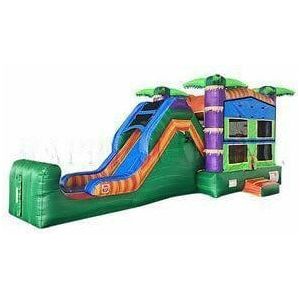 Happy Jump Inflatable Bouncers 12'H La Selva (5 in 1 Super Combo) by Happy Jump 30'L 14'H 5 in 1 Super Combo Castle Marble by Happy Jump SKU CO2151-1M