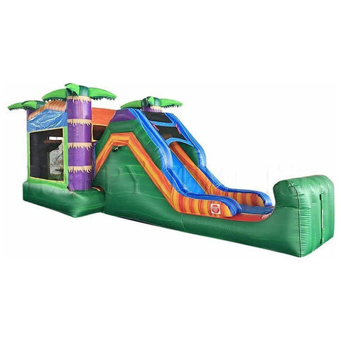 Happy Jump Inflatable Bouncers 12'H La Selva (5 in 1 Super Combo) by Happy Jump 30'L 14'H 5 in 1 Super Combo Castle Marble by Happy Jump SKU CO2151-1M