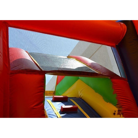 Happy Jump Inflatable Bouncers 13'H 5in1 Super Combo Sport by Happy Jump 16' Slide & Jump Combo Sports by Happy Jump SKU# CO2142