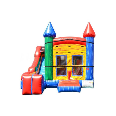 Happy Jump Inflatable Bouncers 13'H 5x Jump & Splash Castle by Happy Jump 13'H 5x Jump & Splash Castle PLUS (Pool + Stopper) Happy Jump CO2331