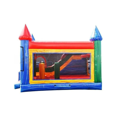 Happy Jump Inflatable Bouncers 13'H 5x Jump & Splash Castle by Happy Jump 13'H 5x Jump & Splash Castle PLUS (Pool + Stopper) Happy Jump CO2331