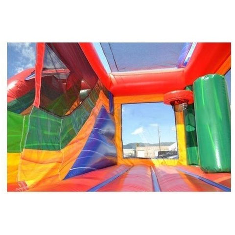 Happy Jump Inflatable Bouncers 13'H 5x Jump & Splash Castle by Happy Jump 13'H 5x Jump & Splash Castle PLUS (Pool + Stopper) Happy Jump CO2331