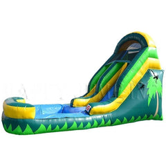 Happy Jump Inflatable Bouncers 13'H Backyard Water Slide Tropical by Happy Jump WS4208 13'H Backyard Water Slide - Primary Colors by Happy Jump SKU# WS4207