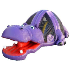 Happy Jump Inflatable Bouncers 13'H Happy Hippo by Happy Jump 5'H The Icy Play Yards Obstacle Game by Happy Jump SKU XL8155
