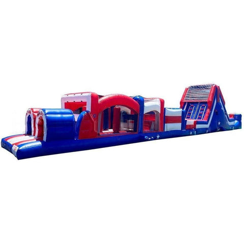 Happy Jump Inflatable Bouncers 13'H Obstacle Course 3 Patriotic Theme by Happy Jump 781880275985 IG5143 13'H Obstacle Course 3 Patriotic Theme by Happy Jump SKU# IG5143