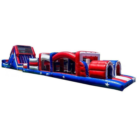 Happy Jump Inflatable Bouncers 13'H Obstacle Course 3 Patriotic Theme by Happy Jump 781880275985 IG5143 13'H Obstacle Course 3 Patriotic Theme by Happy Jump SKU# IG5143