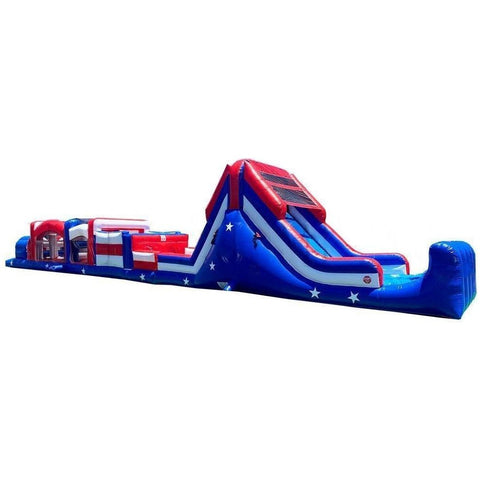 Happy Jump Inflatable Bouncers 13'H Obstacle Course 3 Patriotic Theme by Happy Jump 781880275985 IG5143 13'H Obstacle Course 3 Patriotic Theme by Happy Jump SKU# IG5143