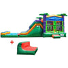 Image of Happy Jump Inflatable Bouncers 13'H Tropical Splash PLUS (Pool + Stopper) by Happy Jump 781880277460 CO2188 13'H Tropical Splash PLUS (Pool + Stopper) by Happy Jump SKU# CO2188