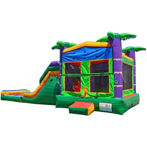 Happy Jump Inflatable Bouncers 13'H Tropical Splash PLUS (Pool + Stopper) by Happy Jump 781880277460 CO2188 13'H Tropical Splash PLUS (Pool + Stopper) by Happy Jump SKU# CO2188