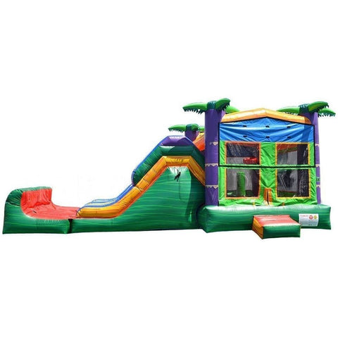 Happy Jump Inflatable Bouncers 13'H Tropical Splash PLUS (Pool + Stopper) by Happy Jump 781880277460 CO2188 13'H Tropical Splash PLUS (Pool + Stopper) by Happy Jump SKU# CO2188