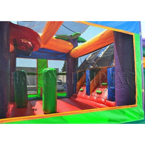 Happy Jump Inflatable Bouncers 13'H Tropical Splash PLUS (Pool + Stopper) by Happy Jump 781880277460 CO2188 13'H Tropical Splash PLUS (Pool + Stopper) by Happy Jump SKU# CO2188