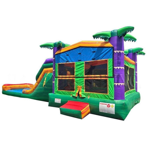 Happy Jump Inflatable Bouncers 13'H Tropical Splash With Pool by Happy Jump 781880277453 CO2187 13'H Tropical Splash With Pool by Happy Jump SKU# CO2187