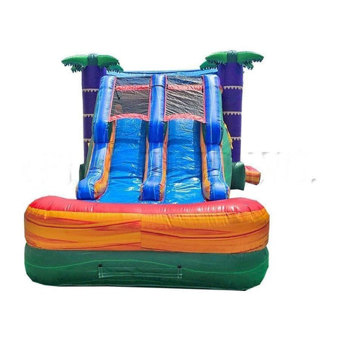 Happy Jump Inflatable Bouncers 13'H Tropical Splash With Pool by Happy Jump 781880277453 CO2187 13'H Tropical Splash With Pool by Happy Jump SKU# CO2187