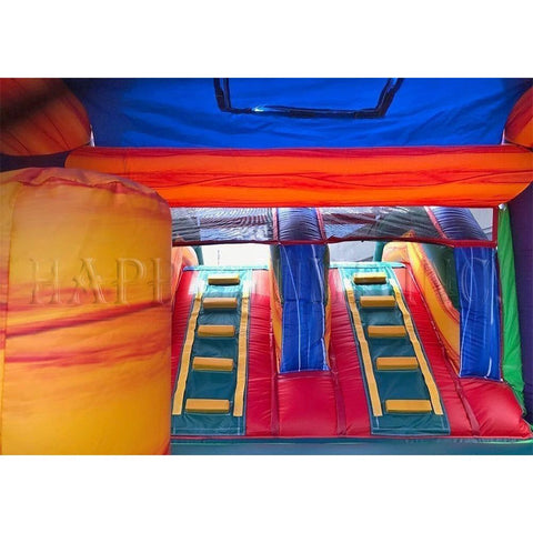 Happy Jump Inflatable Bouncers 13'H Tropical Splash With Pool by Happy Jump 781880277453 CO2187 13'H Tropical Splash With Pool by Happy Jump SKU# CO2187