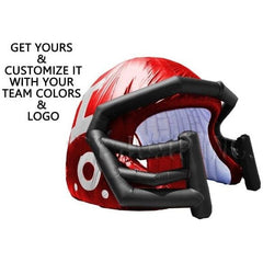 Happy Jump Inflatable Bouncers 14'H Helmet Run Through by Happy Jump Inflatable Movie Screen by Happy Jump SKU# AD9495