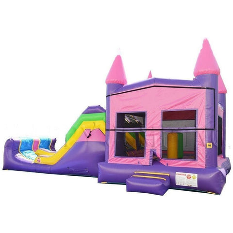 Happy Jump Inflatable Bouncers 15'H 5in1 Super Combo Double Lane Princess by Happy Jump 781880277446 CO2184 15'H 5in1 Super Combo Double Lane Princess by Happy Jump SKU# CO2184