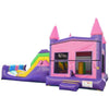 Image of Happy Jump Inflatable Bouncers 15'H 5in1 Super Combo Double Lane Princess by Happy Jump 781880277446 CO2184 15'H 5in1 Super Combo Double Lane Princess by Happy Jump SKU# CO2184