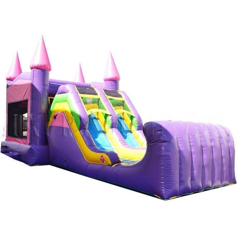 Happy Jump Inflatable Bouncers 15'H 5in1 Super Combo Double Lane Princess by Happy Jump 781880277446 CO2184 15'H 5in1 Super Combo Double Lane Princess by Happy Jump SKU# CO2184