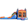 Image of Happy Jump Inflatable Bouncers 15'H 5in1 Super Combo Double Lane with Pool (Marble) by Happy Jump 781880277484 CO2190-1M