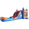 Image of Happy Jump Inflatable Bouncers 15'H 5in1 Super Combo Double Lane with Pool (Marble) by Happy Jump 781880277484 CO2190-1M