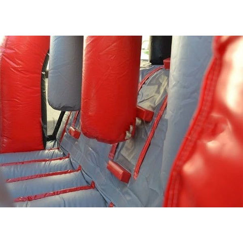 Happy Jump Inflatable Bouncers 15'H Dragon's Lair 3 Lane Mega Thrill by Happy Jump 15'H 3 Lane Mega Thrill Sports Theme by Happy Jump SKU# IG5252