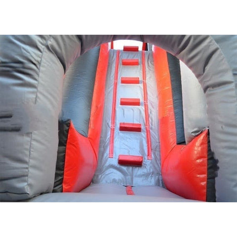 Happy Jump Inflatable Bouncers 15'H Dragon's Lair 3 Lane Mega Thrill by Happy Jump 15'H 3 Lane Mega Thrill Sports Theme by Happy Jump SKU# IG5252