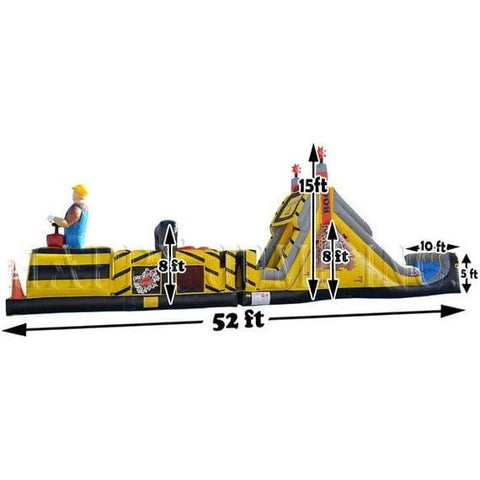 Happy Jump Inflatable Bouncers 15'H Supreme Obstacle Demolition Zone by Happy Jump 781880252245 IG5137 15'H Supreme Obstacle Demolition Zone by Happy Jump SKU#IG5137