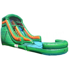 Happy Jump Inflatable Bouncers 16'H Green Magic Water Slide by Happy Jump 781880253570 WS8217 16'H Green Magic Water Slide by Happy Jump SKU# WS8217