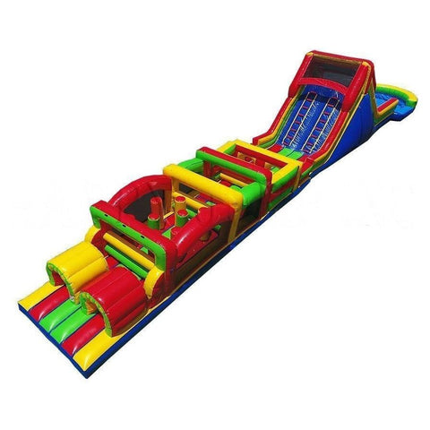 Happy Jump Inflatable Bouncers 16'H Obstacle Course 3 Plus With Pool by Happy Jump 16'H Obstacle Course 3 Plus by Happy Jump SKU# IG5125-16