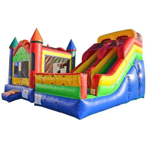 Happy Jump Inflatable Bouncers 16'H Slide & Jump Combo by Happy Jump 781880276661 CO2141 16'H Slide & Jump Combo by Happy Jump SKU#CO2141