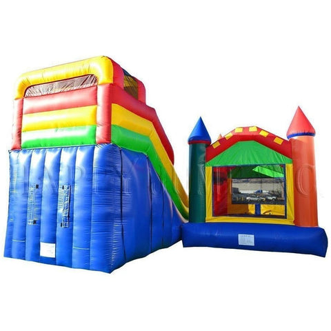 Happy Jump Inflatable Bouncers 16'H Slide & Jump Combo by Happy Jump 781880276661 CO2141 16'H Slide & Jump Combo by Happy Jump SKU#CO2141